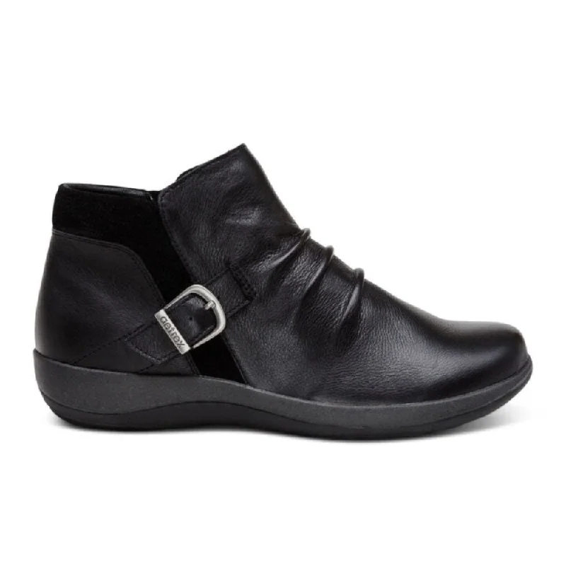 Bold Style Discounts Aetrex Women's Luna Ankle Boot - Black