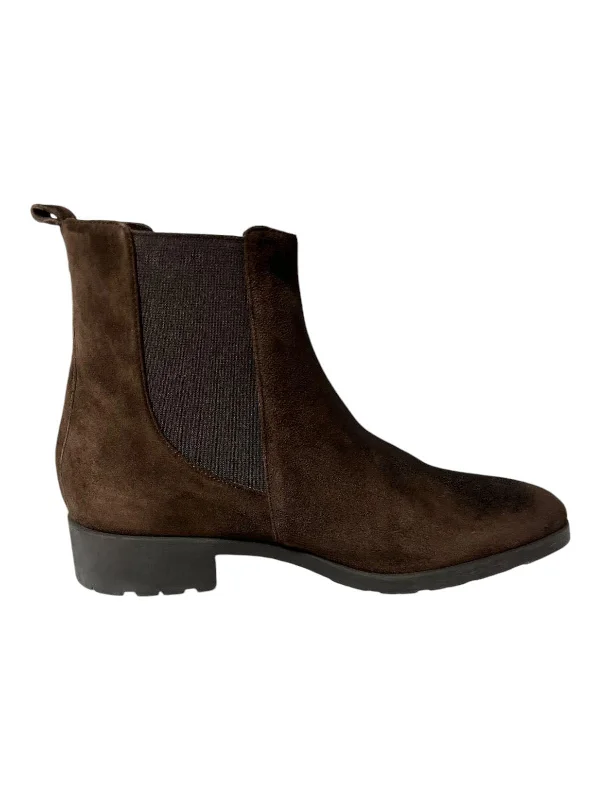 Fast Fashion Favorites Bally Coline 6230577 Women's Testa Di Moro Suede Leather Chelsea Boots