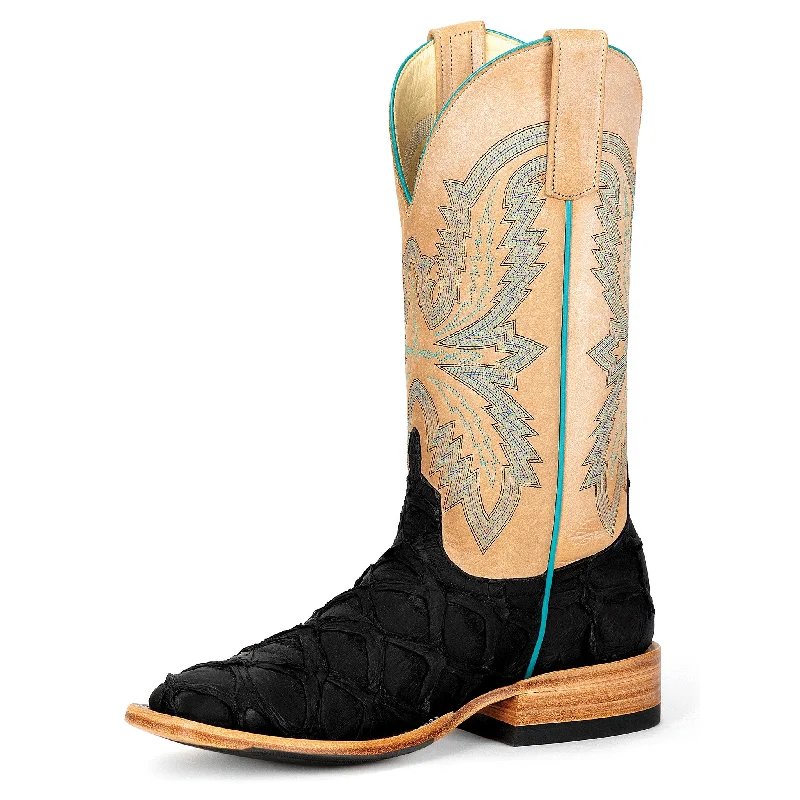 Exclusive Designer Style Deals Anderson Bean Women's Black Matte & Bone Boots