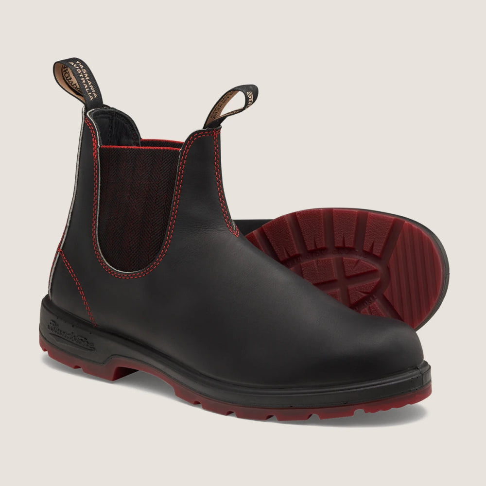 Functional Comfort Shoes Deals Blundstone Women's #2342 Classics - Black/Red