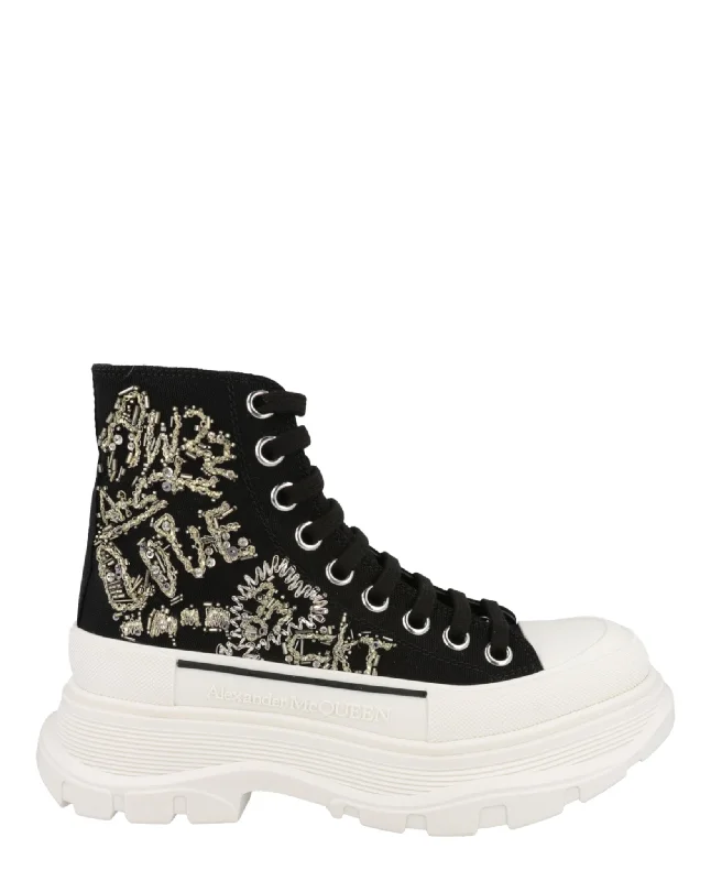 Shop Sales Crystal Embellished Tread Slick Boots