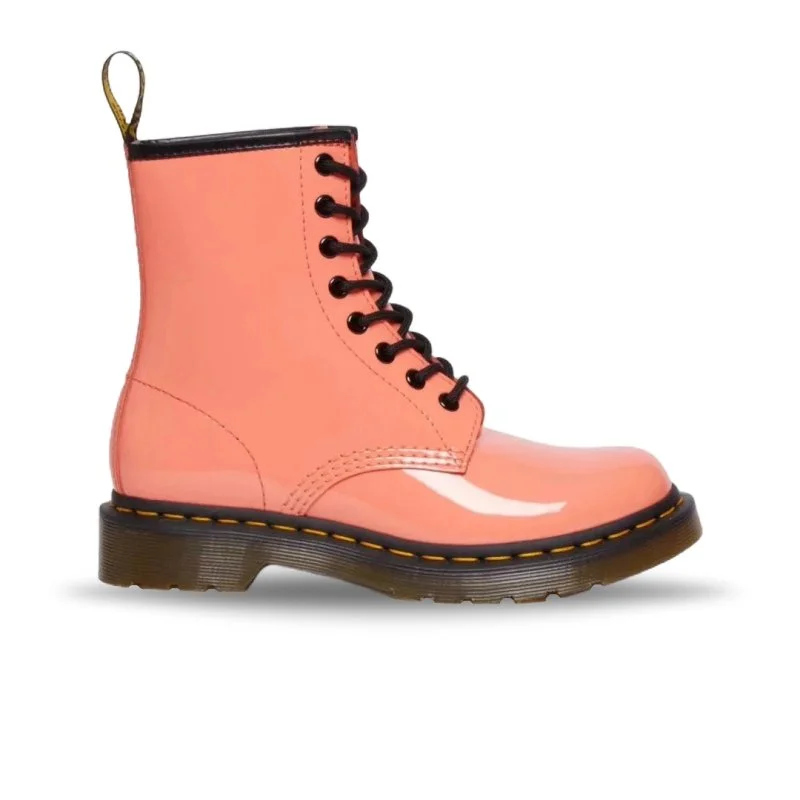 Classic Modern Offers Dr. Martens Women's 1460 Patent - Coral Lucido