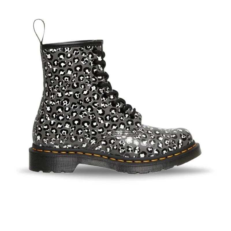 Don't Miss Out Dr. Martens Women's 1460 Leopard - Gunmetal