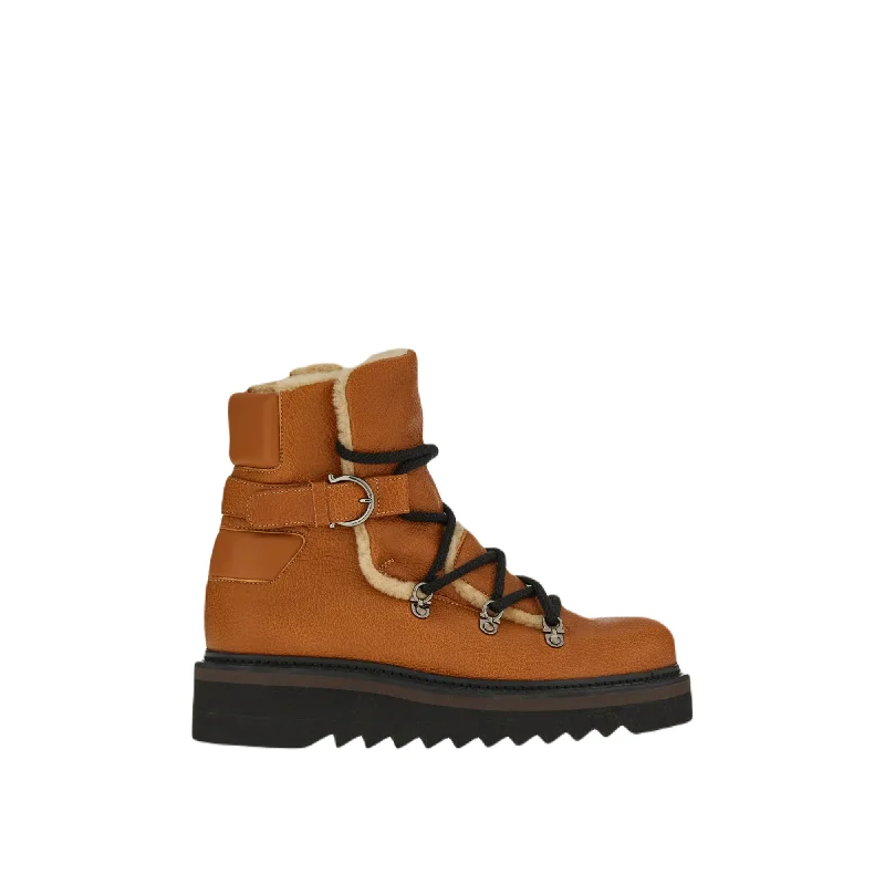 Classic Chic Deals Ferragamo Elimo F Women's Boots Brown