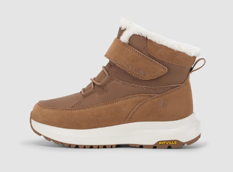 Holiday Glam FitVille Women's CozyCore Winter Boots V12
