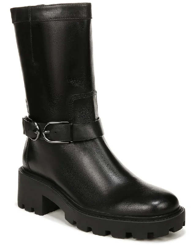 Seasonal Style Discounts Franco Sarto L-Elle Leather Mid Shaft Boot