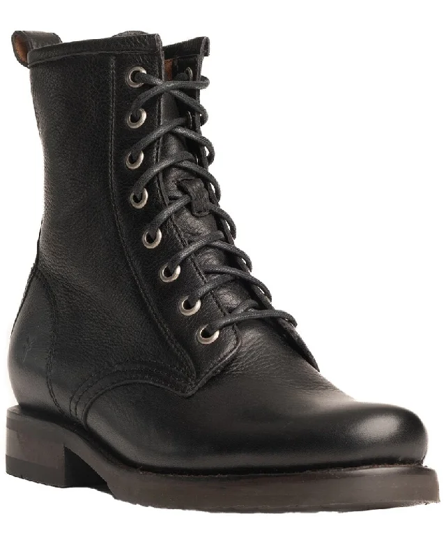 Limited Time Flash Sale Frye Veronica Leather Combat Boot