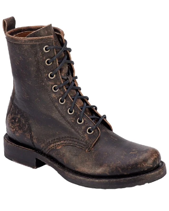 Essentials On Sale Frye Veronica Leather Combat Boot