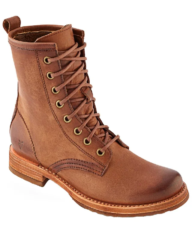 Massive Selection Sale Frye Veronica Leather Combat Boot