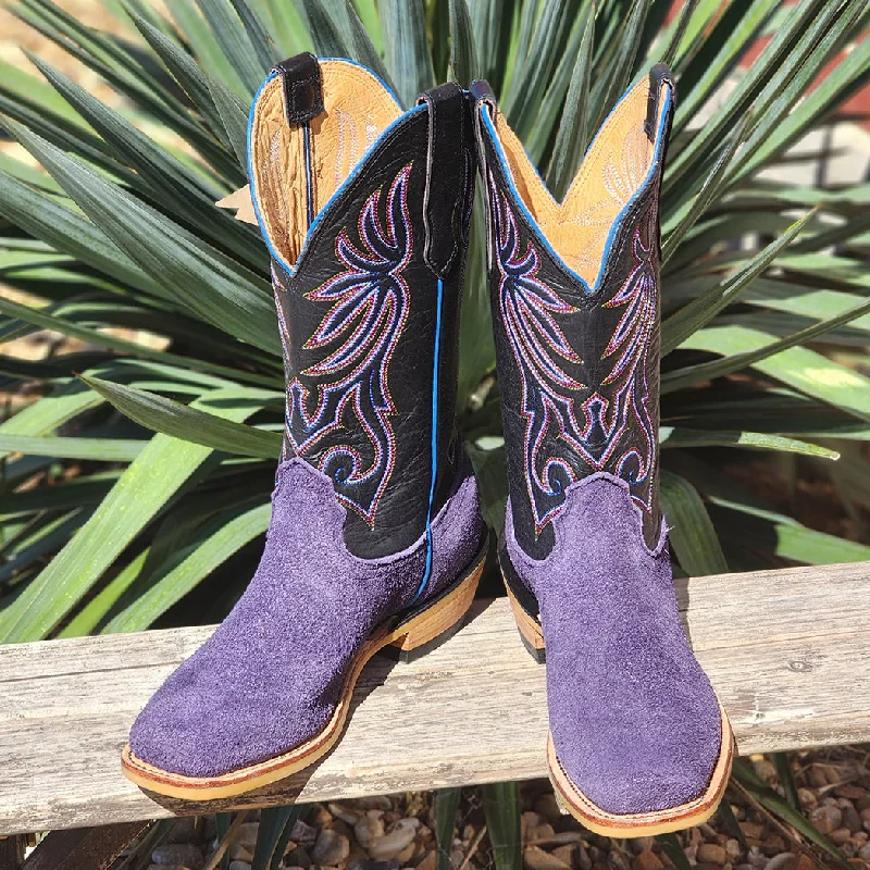 Trendy Pulse Fenoglio Women's Grape Roughout Boots