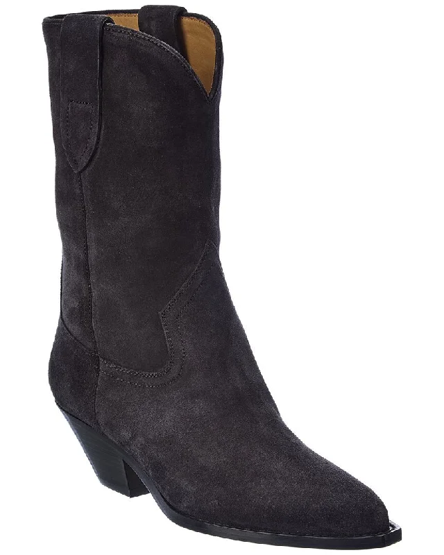 Insane Discount Onslaught Isabel Marant Dahope Suede Cowboy Boot