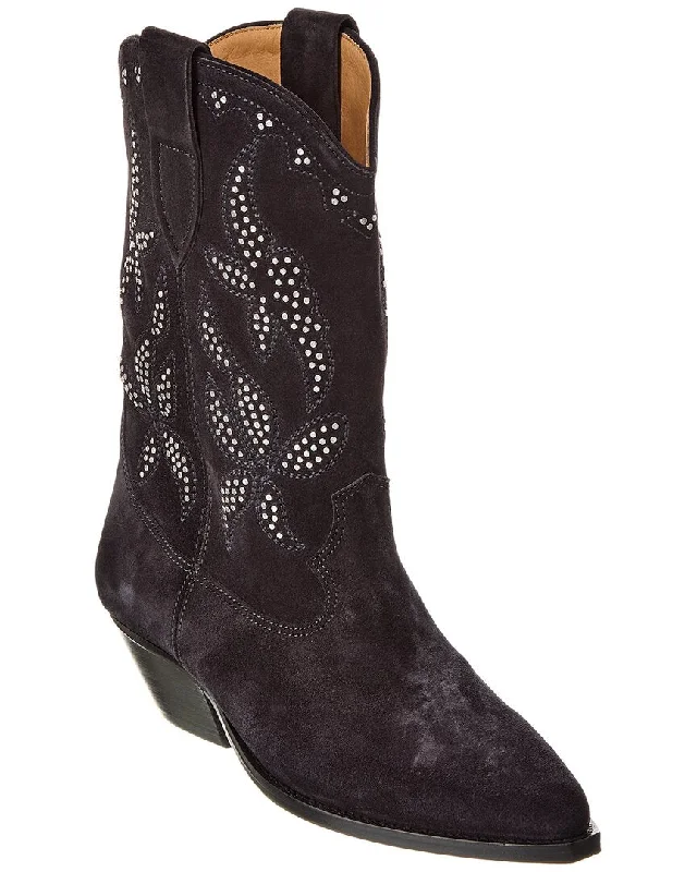 Bid Farewell To The Old Season Isabel Marant Duerto Suede Cowboy Boot