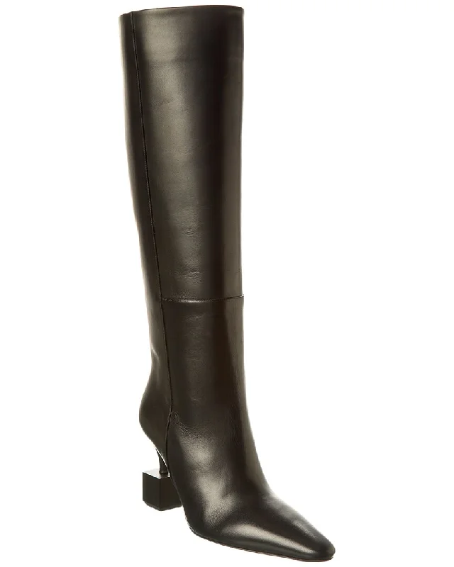 Chic And Edgy Jacquemus The Bisou Leather Knee-High Boot