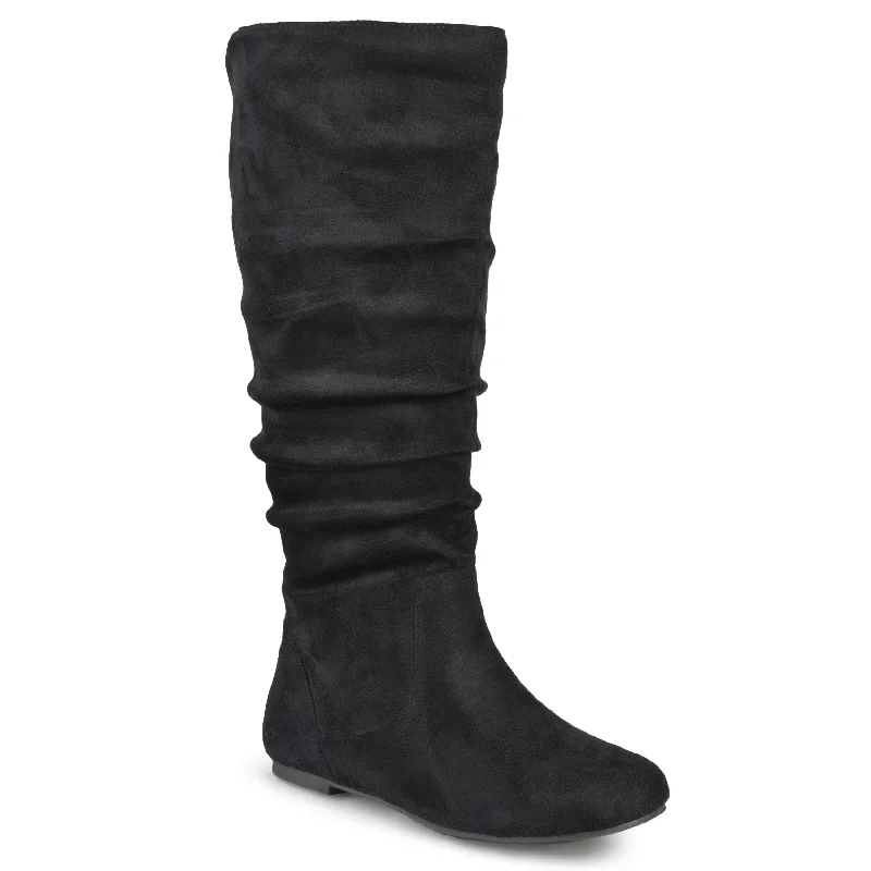 Comfortable Fashionable Shoes Journee Women's Wide Calf Rebecca-02 Boot