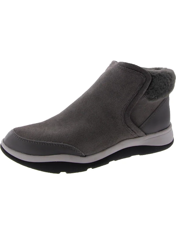 On-Trend Fashion Offers Norwood Womens Suede Zipper Booties