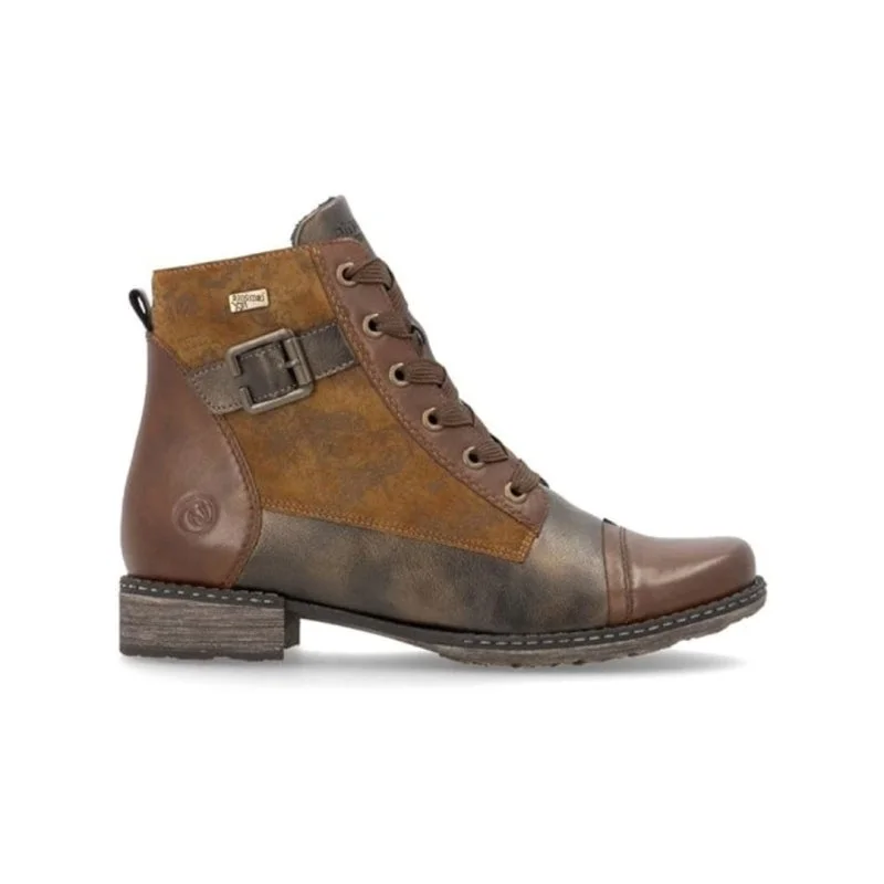 Flexible Sole Shoes Sale Remonte Women's Chandra D4381-24 - Chestnut/Antique