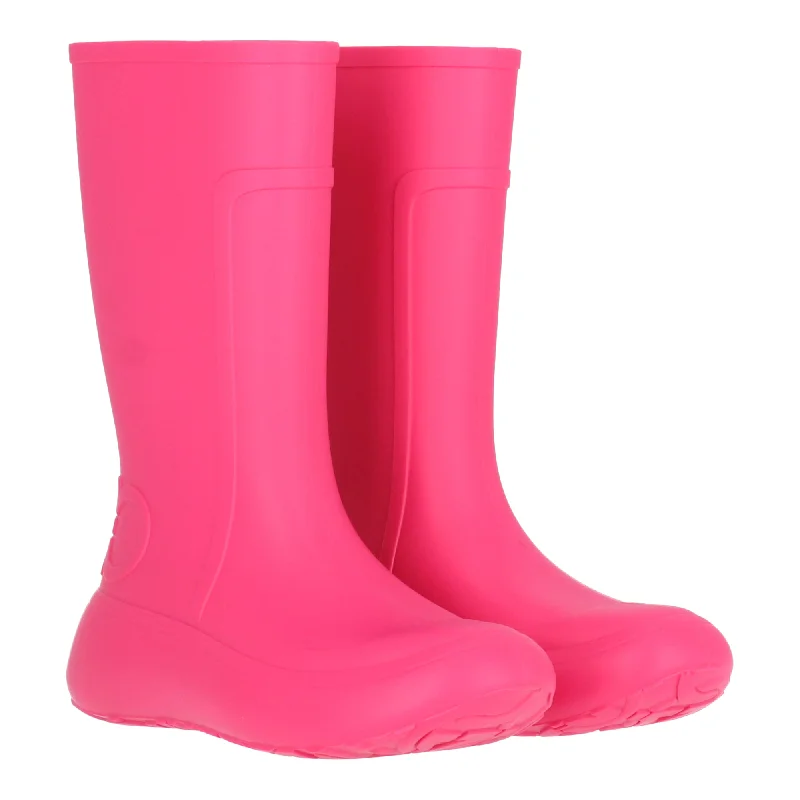 Comfortable Flat Feet Shoes Salvatore Ferragamo Womens Dark Pink Boot