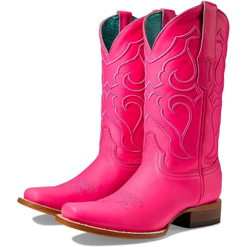 New Arrival Discount Corral Women's Hot Pink Square Toe Boots
