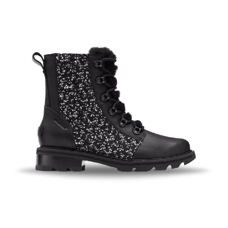 Streetwear-Inspired Footwear Sorel Women's Lennox Lace Cozy Waterproof - Black