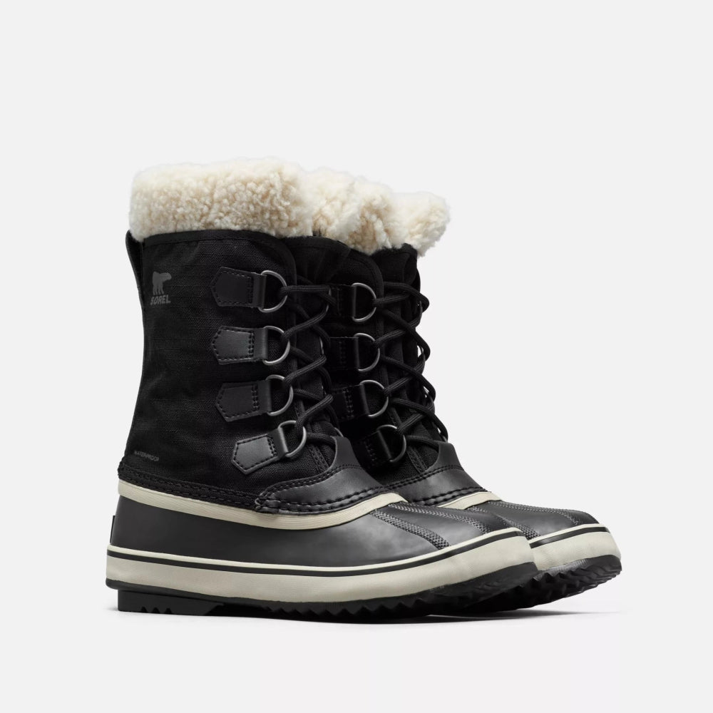 Comfortable Slip-Resistant Shoes Sorel Women's Winter Carnival - Black/Stone