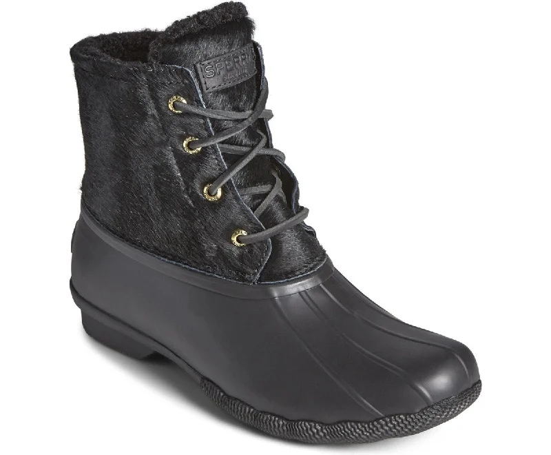 Absurdly Cheap Sale Sperry Women's Saltwater Pony Hair - Black