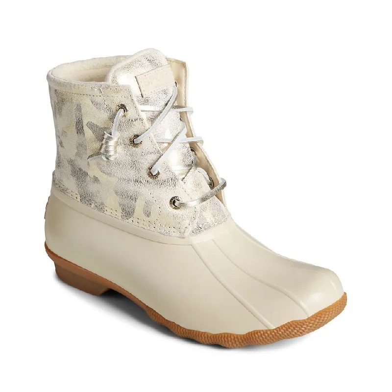 Comfortable Chic Sperry Women's Saltwater Metallic Camo - Ivory
