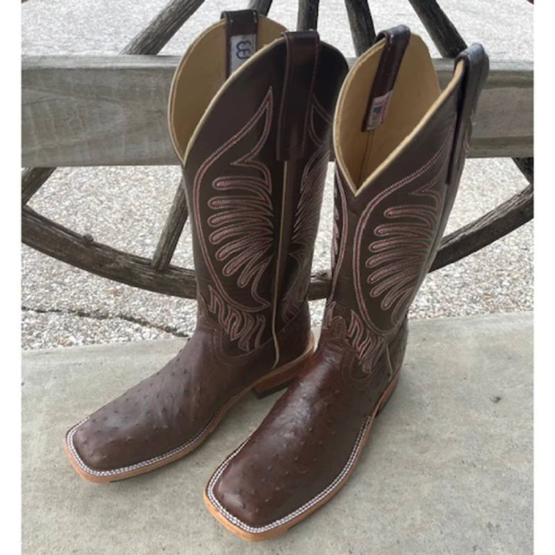 Stay Ahead In Style Anderson Bean Women's Tobacco Ostrich & Puma Boots