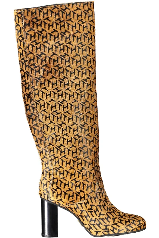 Modish Fashion Discounts Tommy Hilfiger Chic  High Boots with Contrast Women's Details