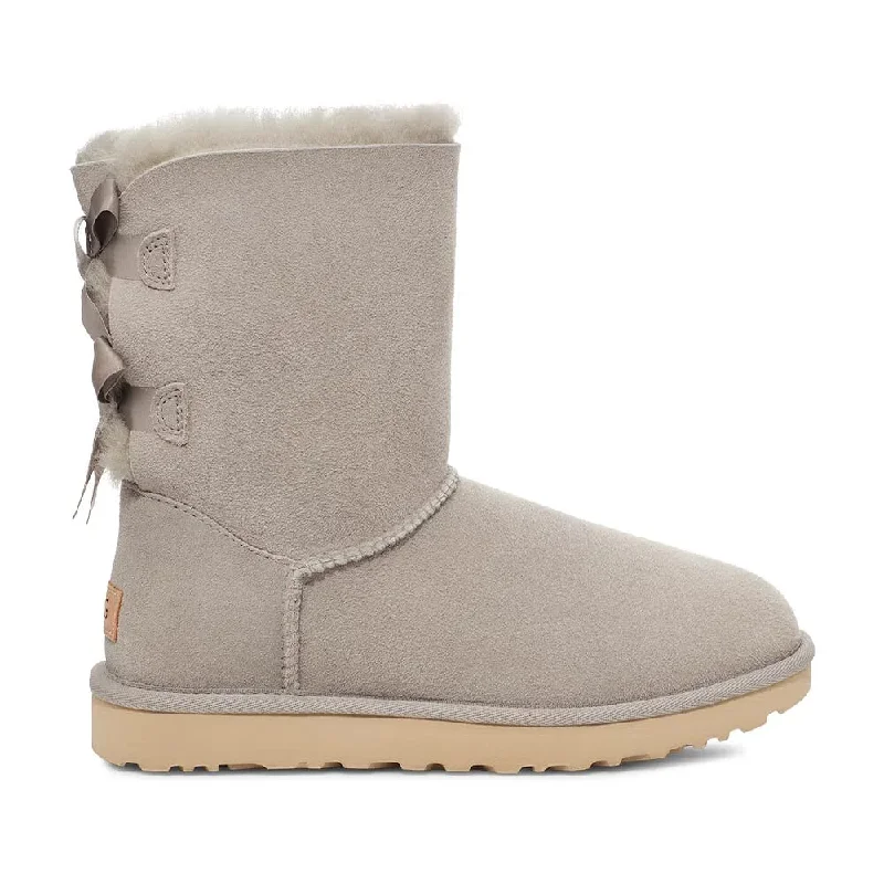 Polished Style Deals UGG Bailey Bow II Goat  W-1016225-GOA Women's