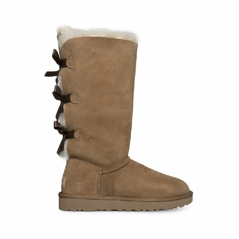 Classic Modern Offers UGG Bailey Bow Tall II Chestnut  W-1016434-CHE Women's