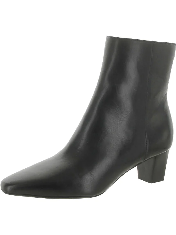 Chic Style, Always In Vogue Willa Womens Leather Ankle Boots