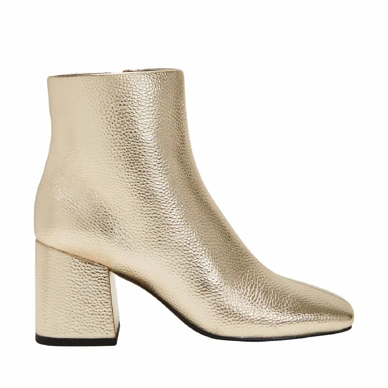 Stay Ahead In Style Women's Geminni Bootie In Champagne