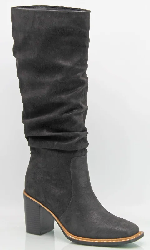 Women's Non-Slip Flats Women's Viktorya Heeld Boots In Black