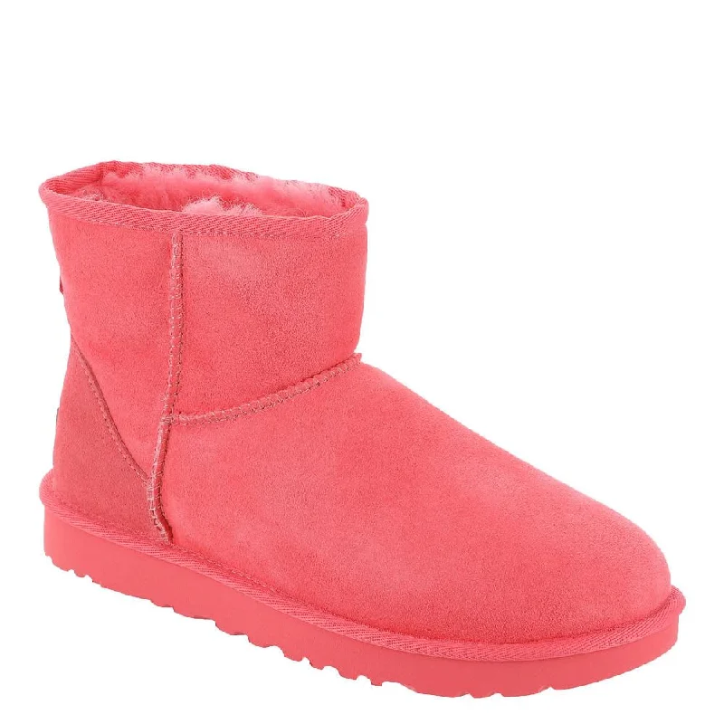 Fashion Deal Women's Shoes UGG CLASSIC MINI II Sheepskin Ankle Boots 1016222 PUNCH PINK Fashion Deal Women's Shoes UGG CLASSIC MINI II Sheepskin Ankle Boots 1016222 PUNCH PINK