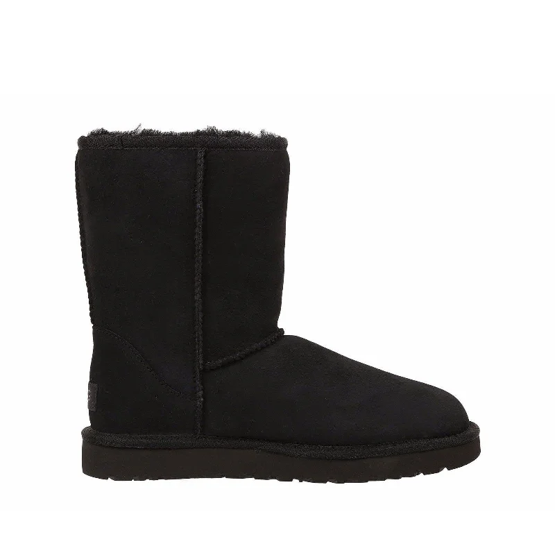 Limited Time Offer Women's Shoes UGG CLASSIC SHORT II Mid-Calf Sheepskin Boots 1016223 BLACK Limited Time Offer Women's Shoes UGG CLASSIC SHORT II Mid-Calf Sheepskin Boots 1016223 BLACK