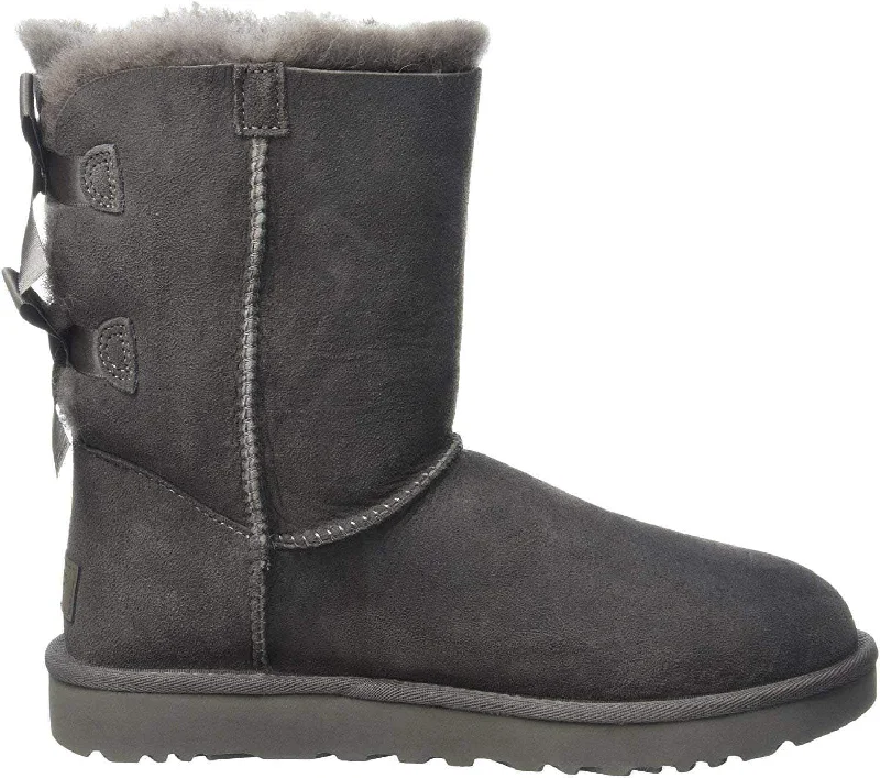 Bold Fashion Women's Shoes UGG BAILEY BOW II Twinface Sheepskin Boots 1016225 GREY