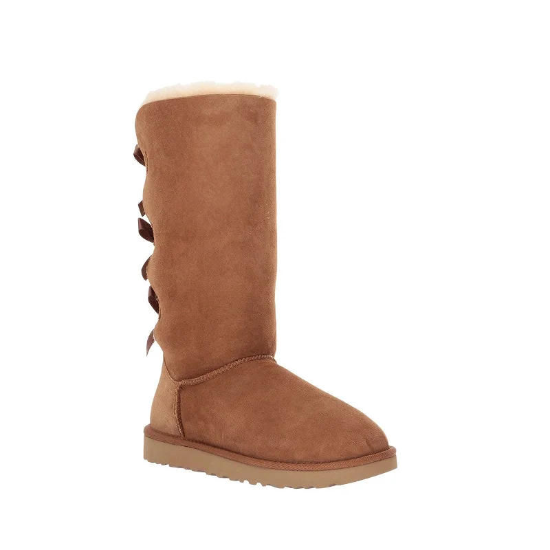 Durable Fashion Picks Women's Shoes UGG BAILEY BOW TALL II Sheepskin Boots 1016434 CHESTNUT Durable Fashion Picks Women's Shoes UGG BAILEY BOW TALL II Sheepskin Boots 1016434 CHESTNUT