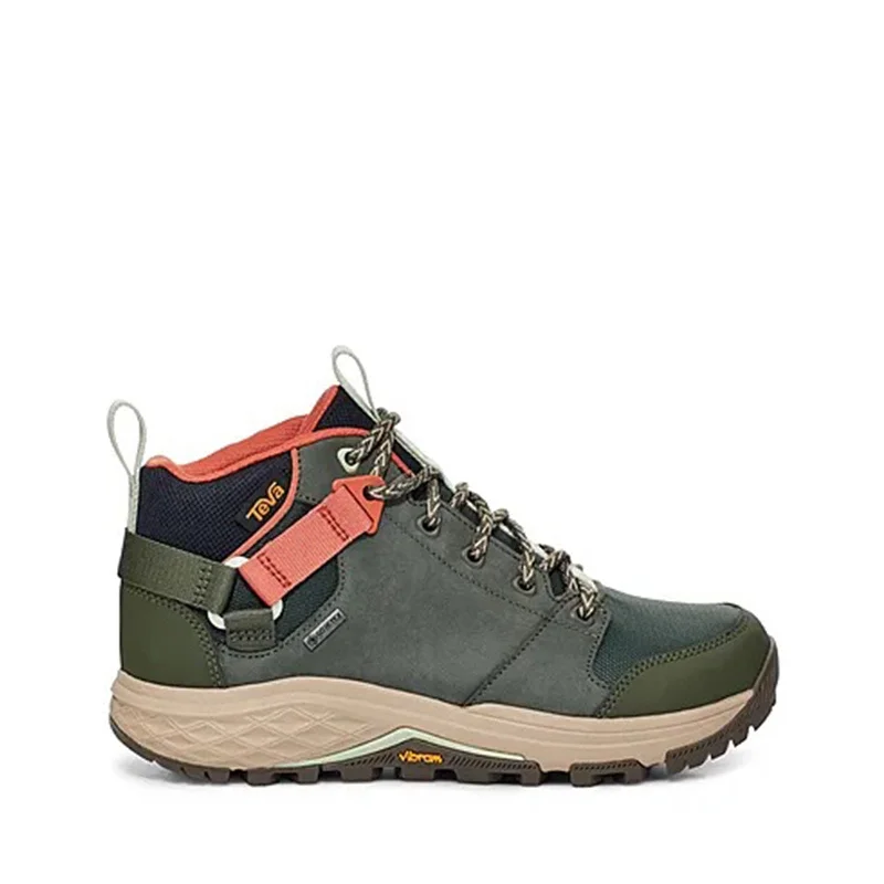 Comfortable Urban Shoes Women's Shoes Teva GRANDVIEW GTX Waterproof Hiking Boots 1106832 THYME Comfortable Urban Shoes Women's Shoes Teva GRANDVIEW GTX Waterproof Hiking Boots 1106832 THYME