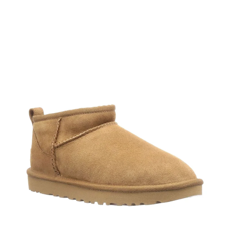 Luxury Casual Footwear Women's Shoes UGG CLASSIC ULTRA MINI Sheepskin Ankle Boots 1116109 CHESTNUT Luxury Casual Footwear Women's Shoes UGG CLASSIC ULTRA MINI Sheepskin Ankle Boots 1116109 CHESTNUT