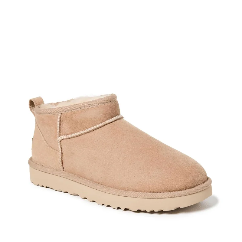 Statement Casual Shoes Women's Shoes UGG CLASSIC ULTRA MINI Sheepskin Ankle Boots 1116109 SAND Statement Casual Shoes Women's Shoes UGG CLASSIC ULTRA MINI Sheepskin Ankle Boots 1116109 SAND