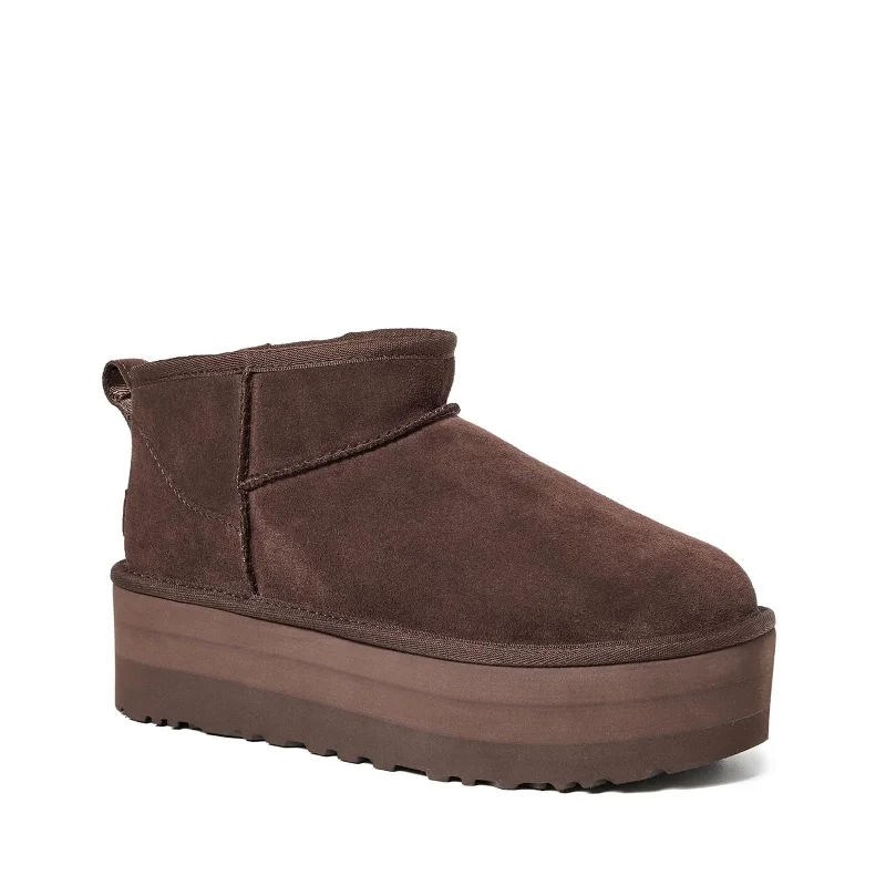 Stylish Casual Footwear Women's Shoes UGG CLASSIC ULTRA MINI PLATFORM Ankle Boots 1135092 BURNT CEDAR Stylish Casual Footwear Women's Shoes UGG CLASSIC ULTRA MINI PLATFORM Ankle Boots 1135092 BURNT CEDAR