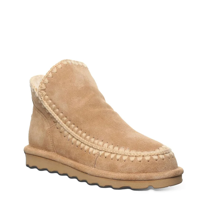 Women's Flats Sale Women's Shoes Bearpaw WINTER Embroidered Suede Boots 3061W ICED COFFEE