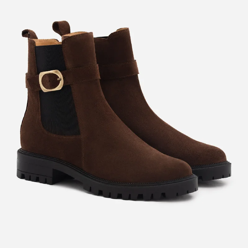 Non-Slip Shoes Offers Amelia Chelsea Boots - Suede - Women's