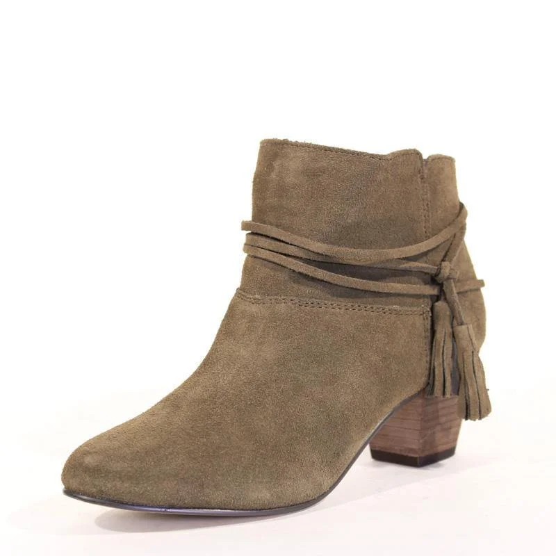 Holiday Discount Bash Tassel Booties