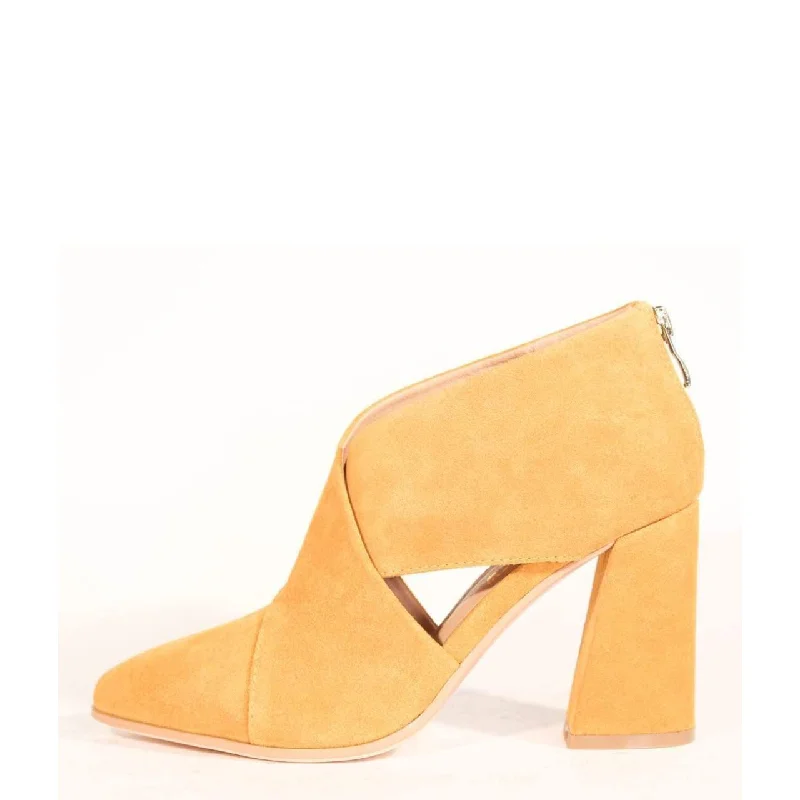 Summer Fashion Christina Crossover Suede Booties