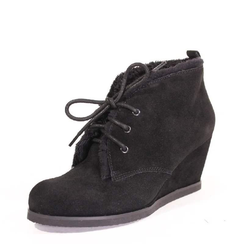 Premium Fashion Toronto Suede Wedged Booties