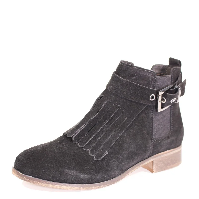 Hot Trends Trump Fringe Booties