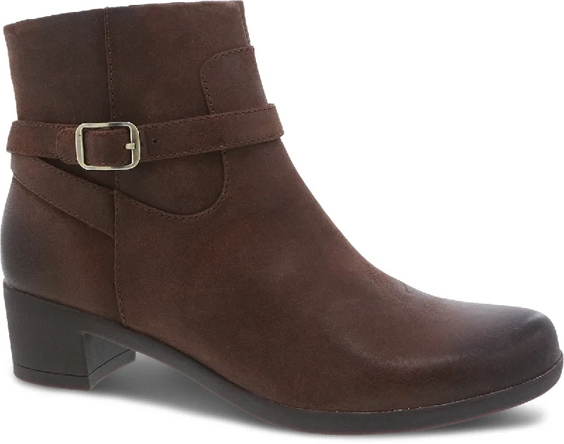 Brown Burnished Suede