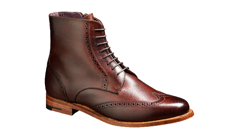 Luxury Formal Shoes Deals Faye - Walnut Calf Leather Boot