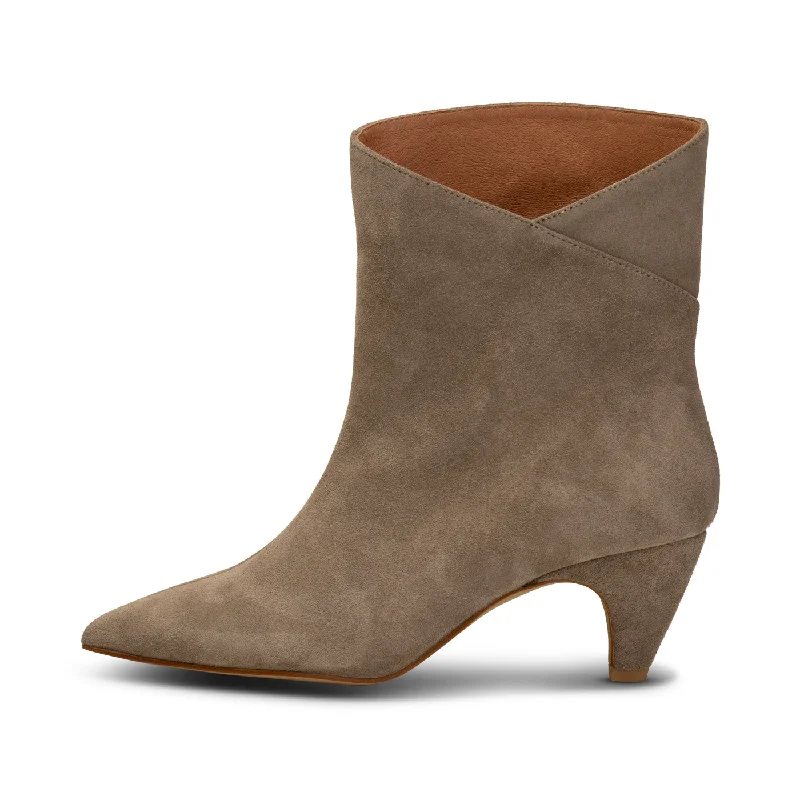 Formal Shoes Deals Paula boot suede - TAUPE